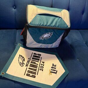 Eagles Championship Banner & Cooler